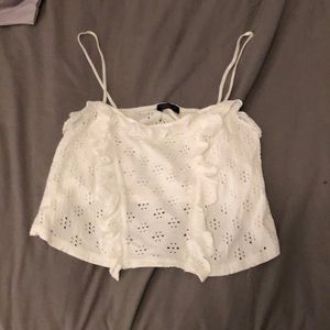 Topshop white tank top